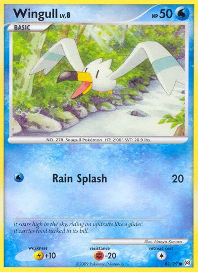 Wingull (81) 81/99 — Platinum Arceus