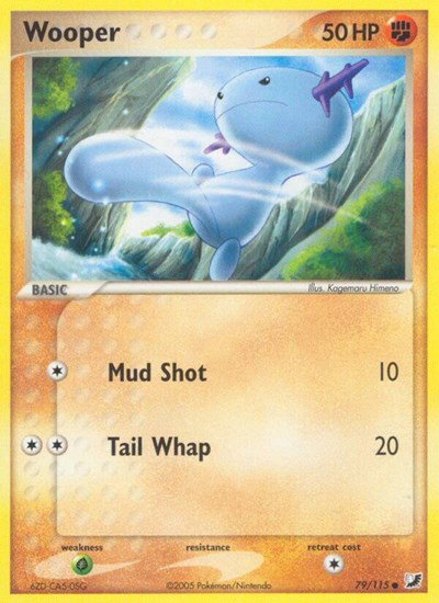 Wooper 79/115 — EX Unseen Forces