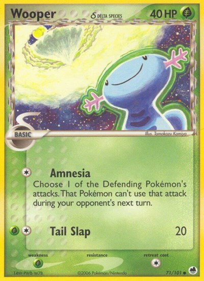Wooper (Delta Species) 71/101 — EX Dragon Frontiers
