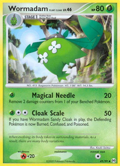 Wormadam Plant Cloak 49/99 — Platinum Arceus