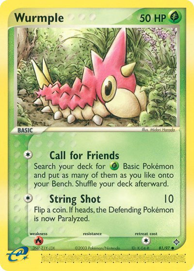 Wurmple 81 — EX Dragon