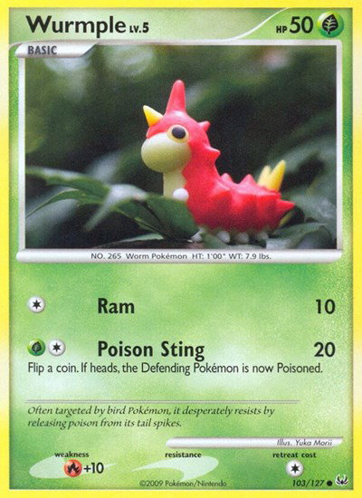 Wurmple 103 — Platinum