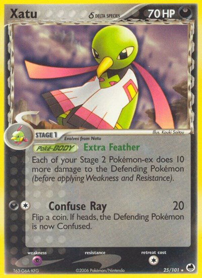 Xatu (Delta Species) 25/101 — EX Dragon Frontiers