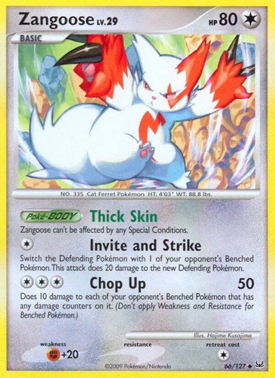 Zangoose 66 — Platinum