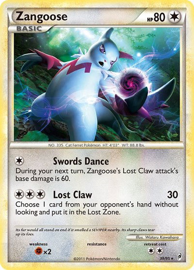 Zangoose 39 — Call of Legends