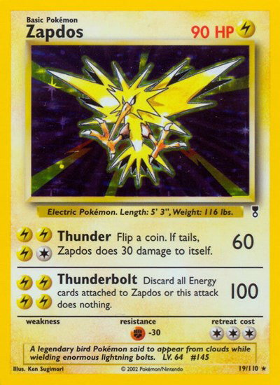 Zapdos 19 — Legendary Collection