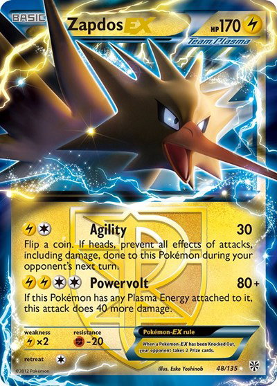 Zapdos EX (Team Plasma) 48 — Plasma Storm