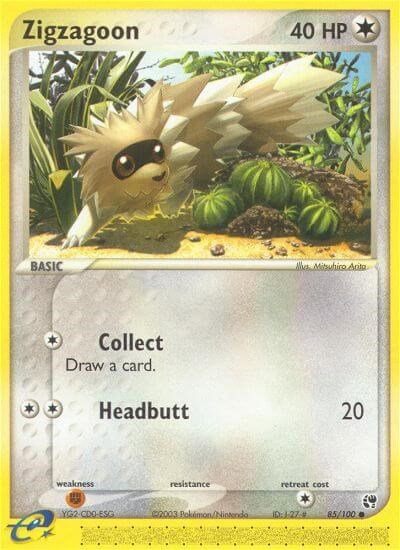 Zigzagoon 85 — EX Sandstorm