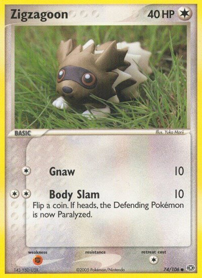 Zigzagoon 74 — EX Emerald