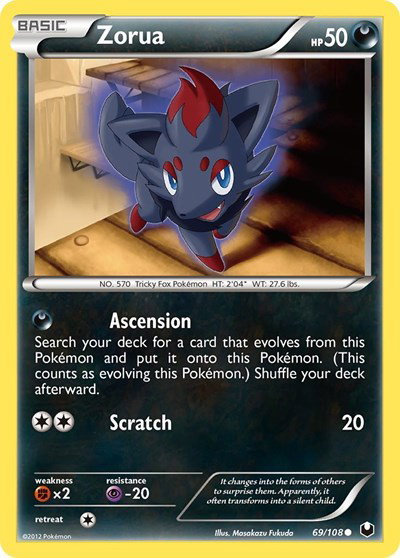 Zorua (69) 69 — Dark Explorers