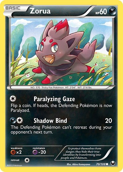Zorua (70) 70 — Dark Explorers
