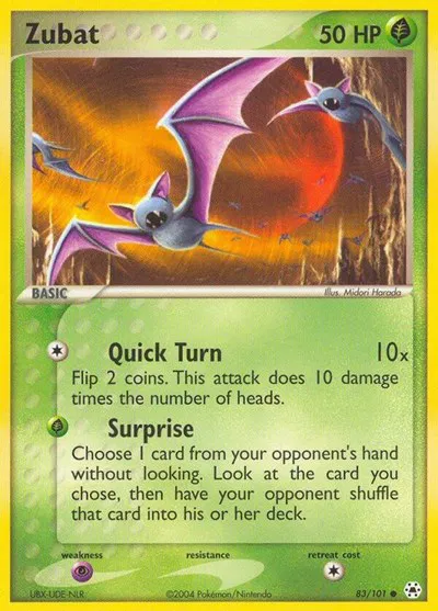 zubat pokemon card price Pokmon TCG Zubat Promo (Trick or Trade Halloween) 089/163