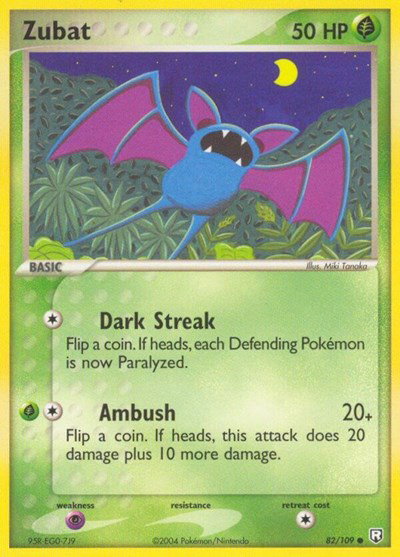 Zubat 82 — EX Team Rocket Returns