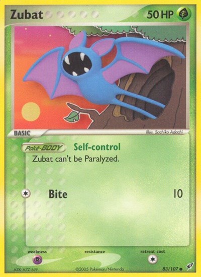 Zubat 83 — EX Deoxys