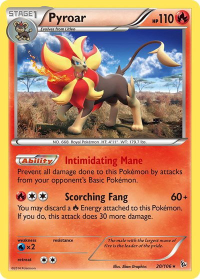 Pyroar 20 — Flashfire