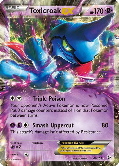 Toxicroak EX 41 — Flashfire