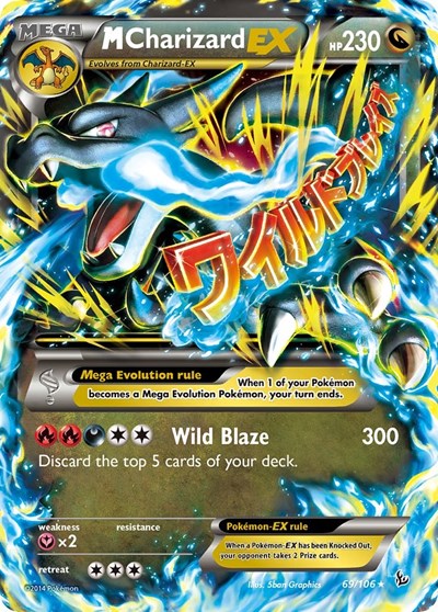 M Charizard EX (X) 