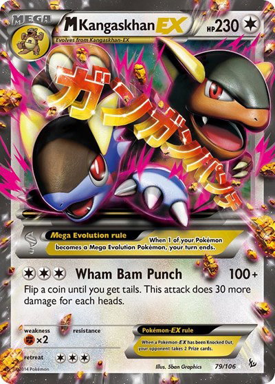 M Kangaskhan EX 79 — Flashfire