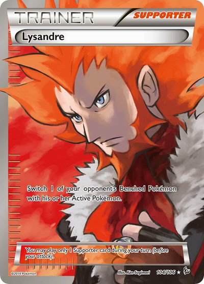 Lysandre (104 Full Art) 104 — Flashfire