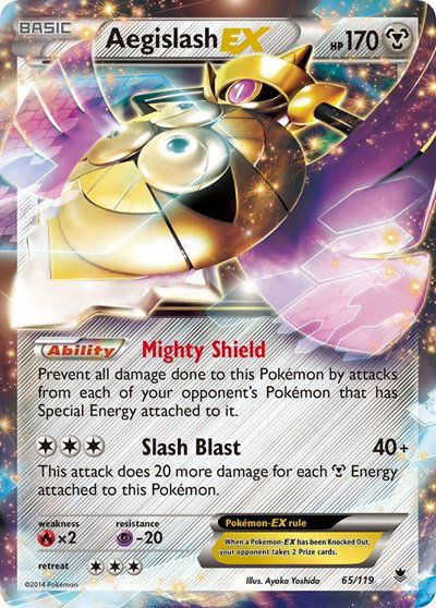 Aegislash EX 65 — Phantom Forces