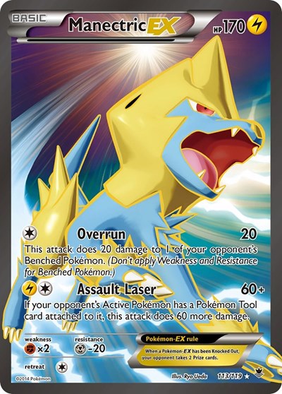 Manectric EX (113 Full Art) 113 — Phantom Forces