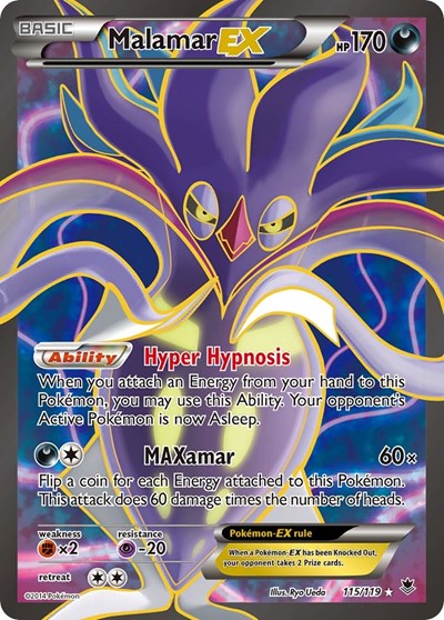 Malamar EX (115 Full Art) 115 — Phantom Forces