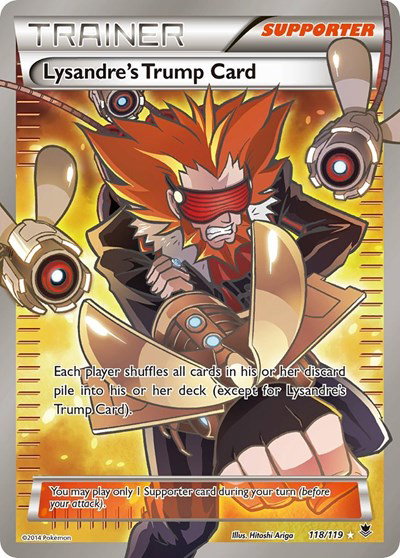 Lysandre's Trump Card (118 Full Art) 118 — Phantom Forces