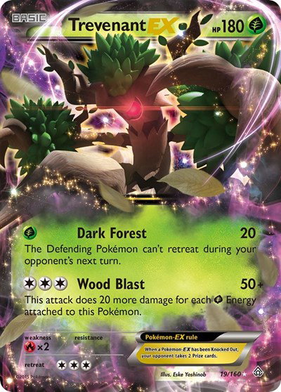 Trevenant EX 19 — Primal Clash