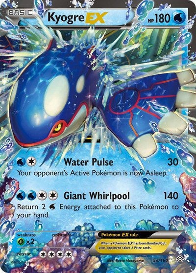 Kyogre EX 54 — Primal Clash