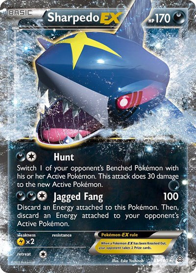 Sharpedo EX 91 — Primal Clash