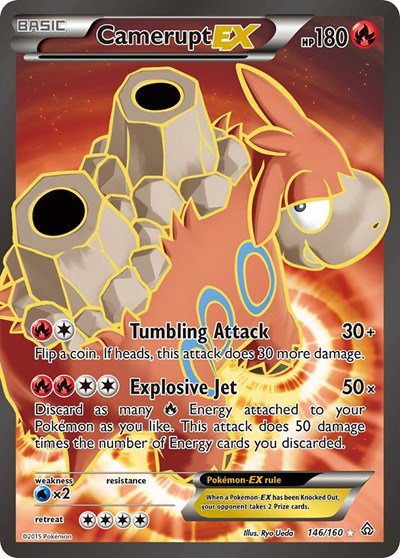 Camerupt EX (146 Full Art) 146 — Primal Clash