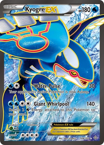 Kyogre EX (148 Full Art) 