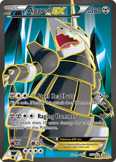 Aggron EX (153 Full Art) 153 — Primal Clash