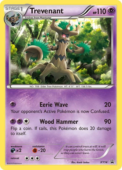 Trevenant (XY14) [XY: Black Star Promos] Trevenant XY94 Holo Black Star  Promo BREAKpoint Pokemon Card | eBay