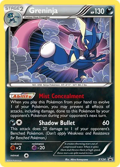 Greninja - XY24 - XY Promos Pokemon - Collectr Greninja - XY24 - XY Promos Pokemon - Collectr