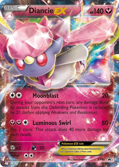 Diancie EX XY43 — XY Promos