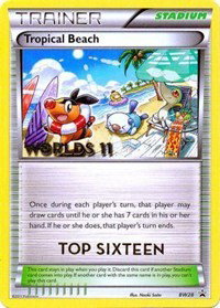 Tropical Beach (Top 16) BW28 — Black and White Promos