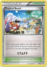 Tropical Beach (Staff) BW28 — Black and White Promos