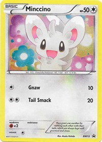 Minccino (Cracked Ice Holo) BW13 — Black and White Promos