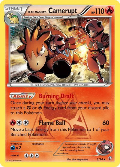 Team Magma's Camerupt 2 — Double Crisis
