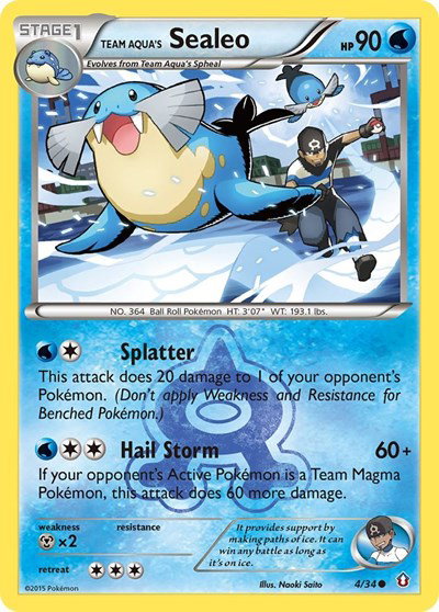 Team Aqua's Sealeo 4 — Double Crisis