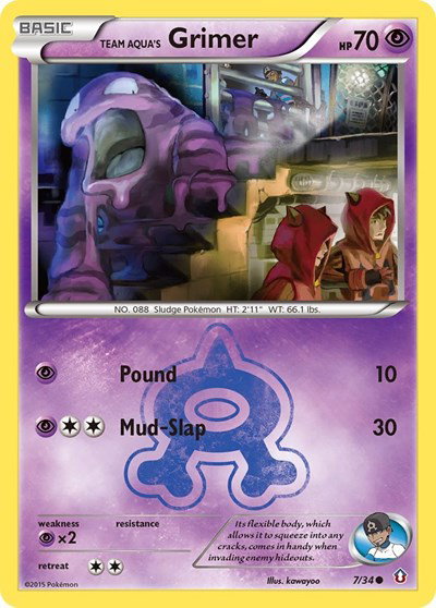 Team Aqua's Grimer 7 — Double Crisis