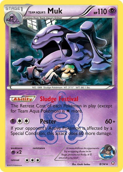Team Aqua's Muk 8 — Double Crisis