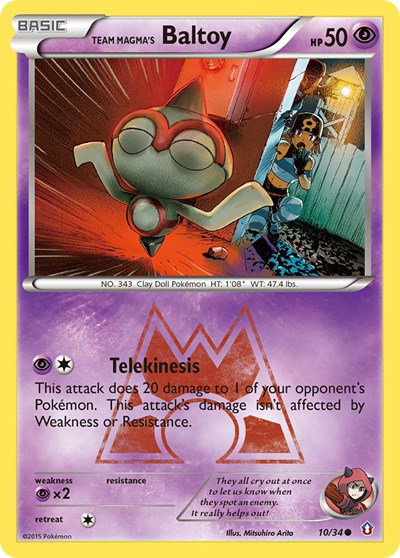 Team Magma's Baltoy 10 — Double Crisis