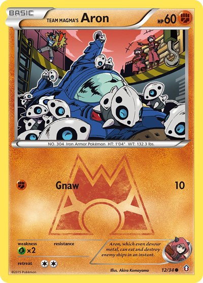 Team Magma's Aron 12 — Double Crisis