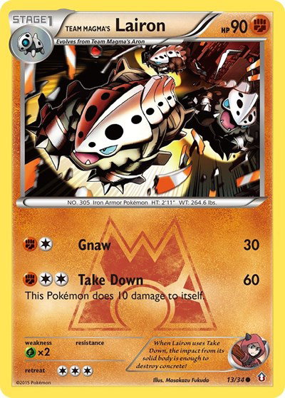 Team Magma's Lairon 13 — Double Crisis