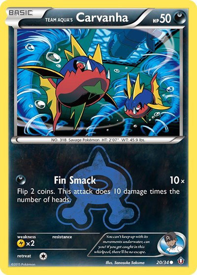 Team Aqua's Carvanha 20 — Double Crisis
