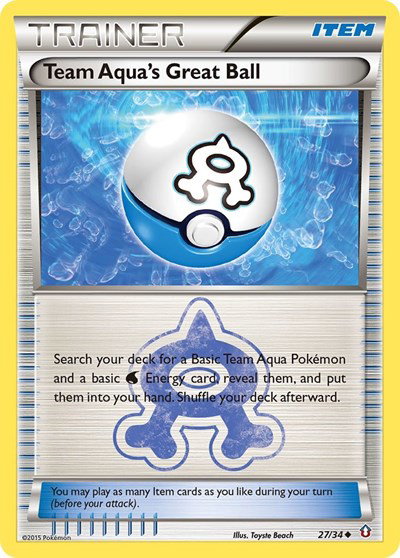 Team Aqua's Great Ball 27 — Double Crisis