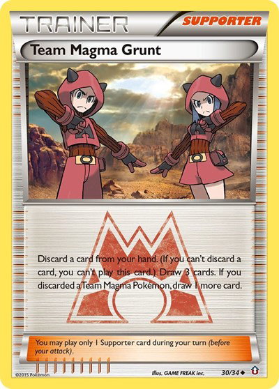 Team Magma Grunt 30 — Double Crisis