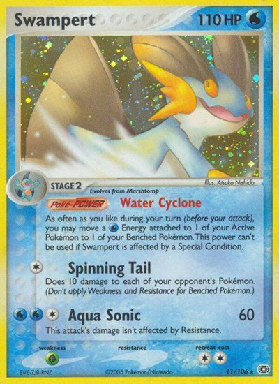 Swampert 11 — EX Emerald